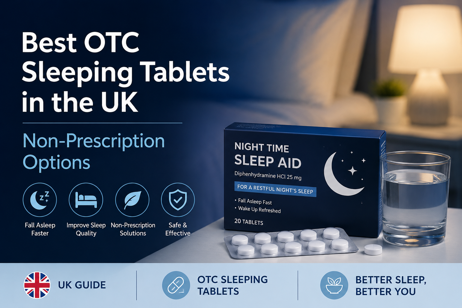Best OTC Sleeping Tablets in the UK (Non-Prescription Options)